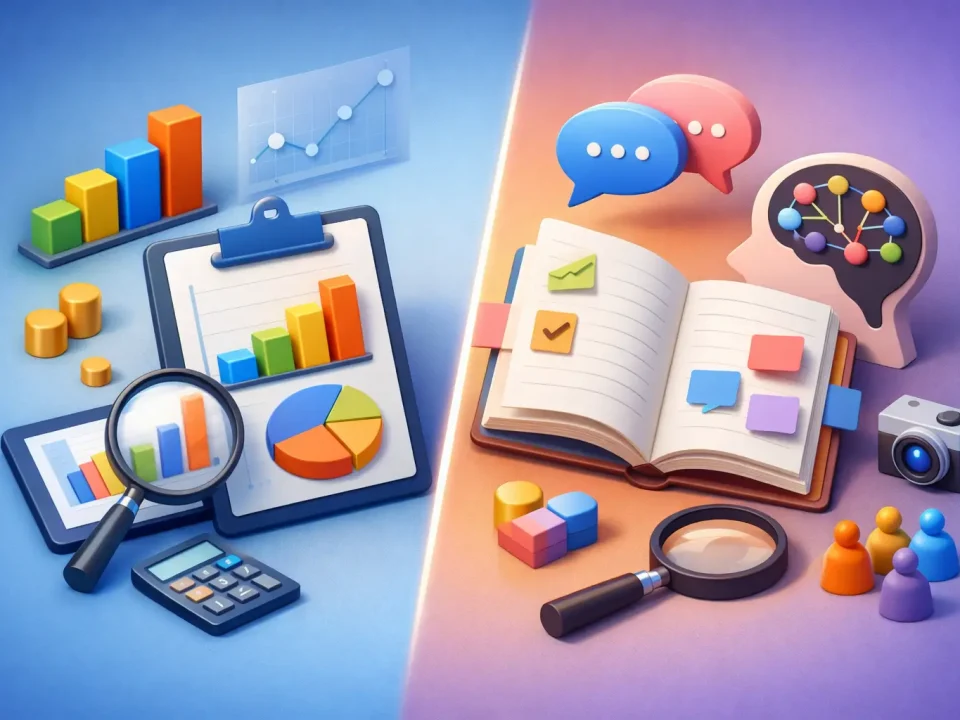 Estudio cuantitativo vs cualitativo: qué elegir